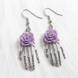 skeleton earrings 