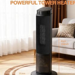 JIOABL Electric Space Heater With Remote And Thermostat 