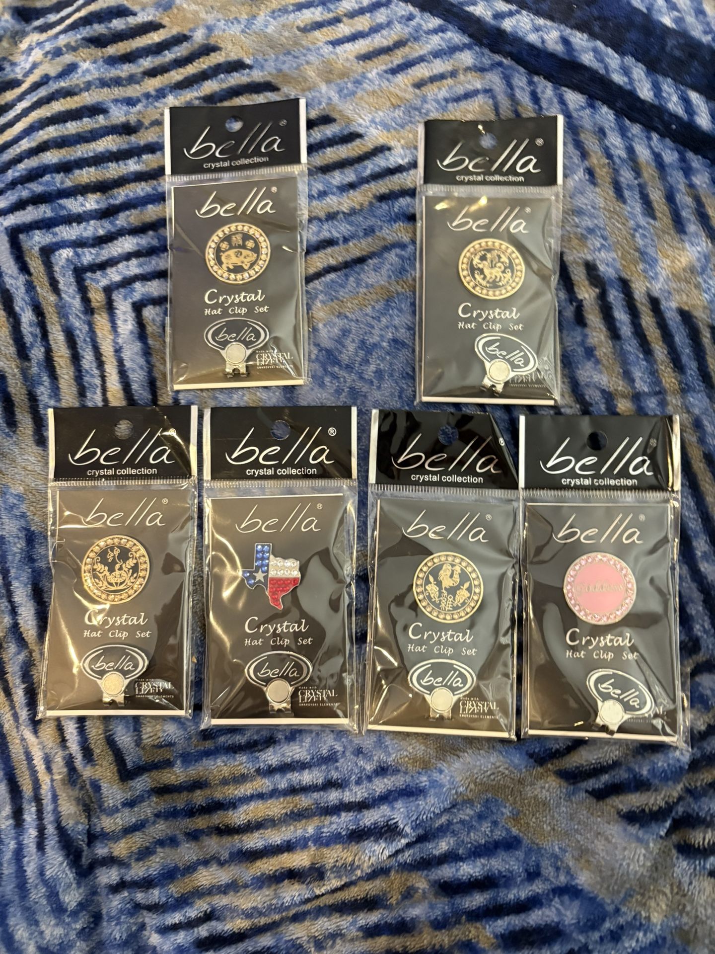 Golf Bella Collection Hat Clip Set