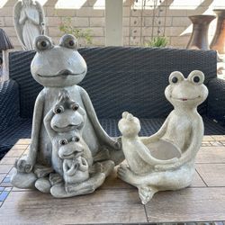 Outdoor Frogs Home Decor