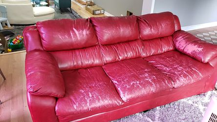 Red couch.. looking for new home