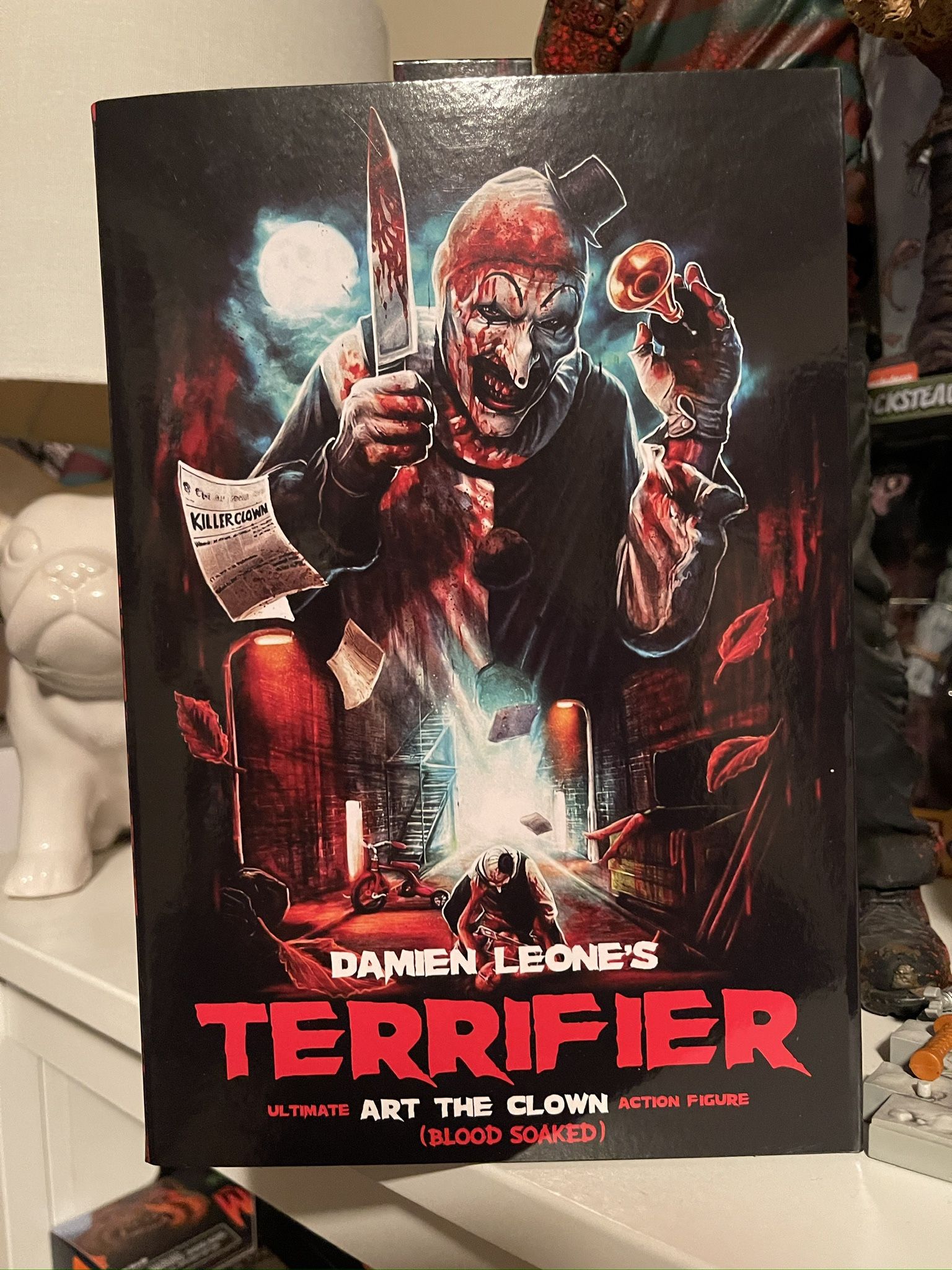 Neca Terrifier Ultimate Art the Clown 7” Scale Action Figure (Blood Soaked Edition) Walmart Exclusive 