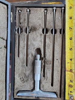 Depth Micrometers 1 To 6 Inch,USA Made