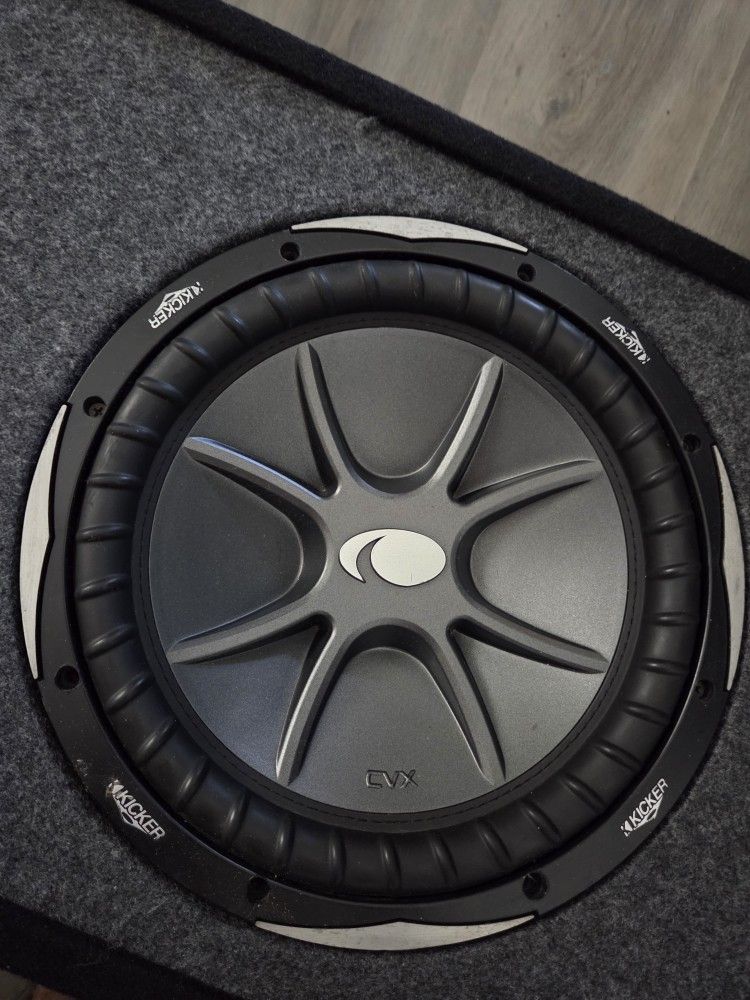 12" Kicker CVR Subwoofer