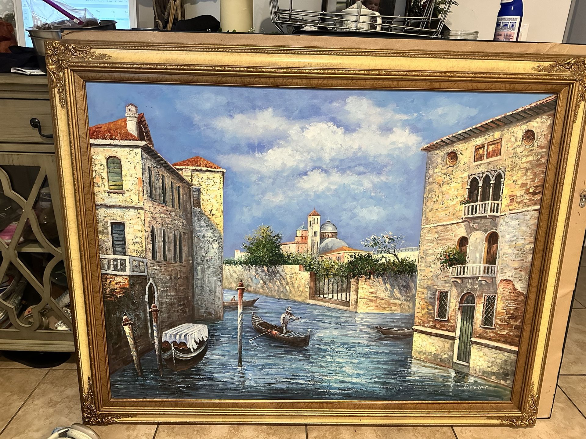 Venice Canal Painting