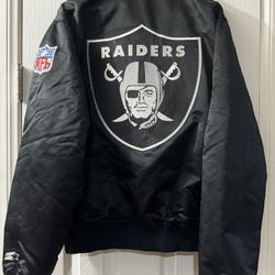 OG 80s Raiders Starter Jacket Size Large USA NFL