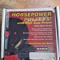 March Performance Pulley Kit
