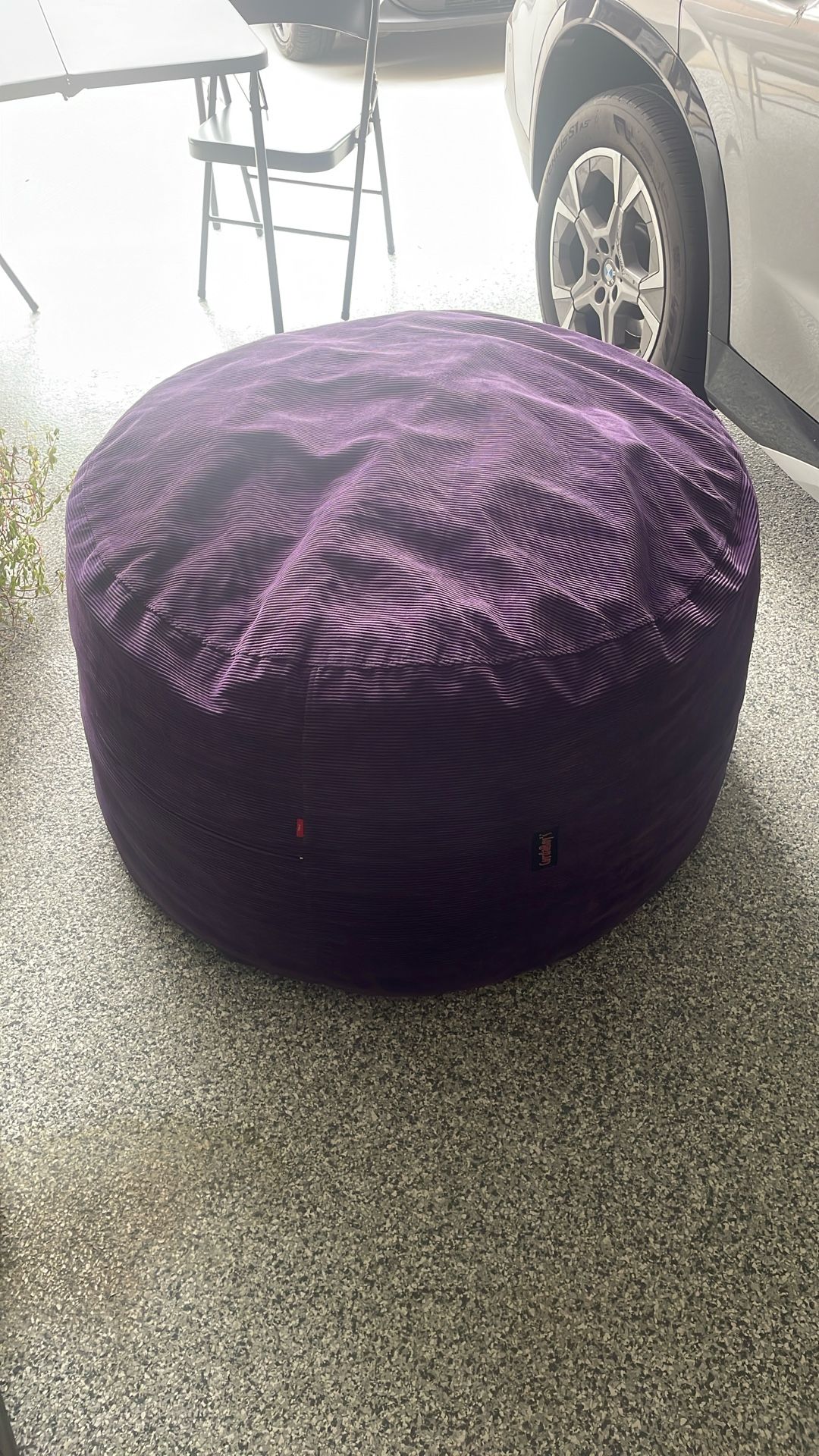 Purple Full-Sized Beanbag Chair