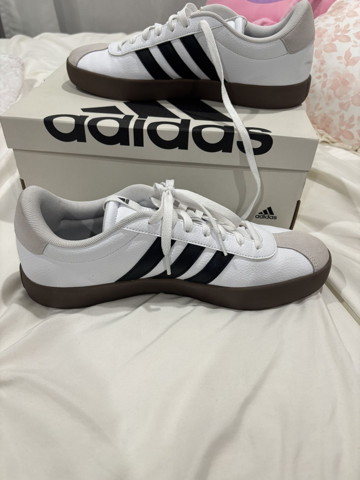 White Adidas Shoes