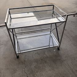 Glass Bar Cart