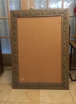 Large DIY Shabby Frame for cork board art project vision painting