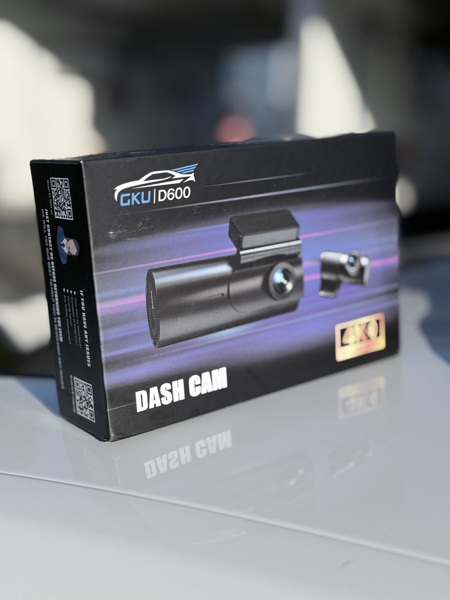 GKU D600 4K Dash Cam