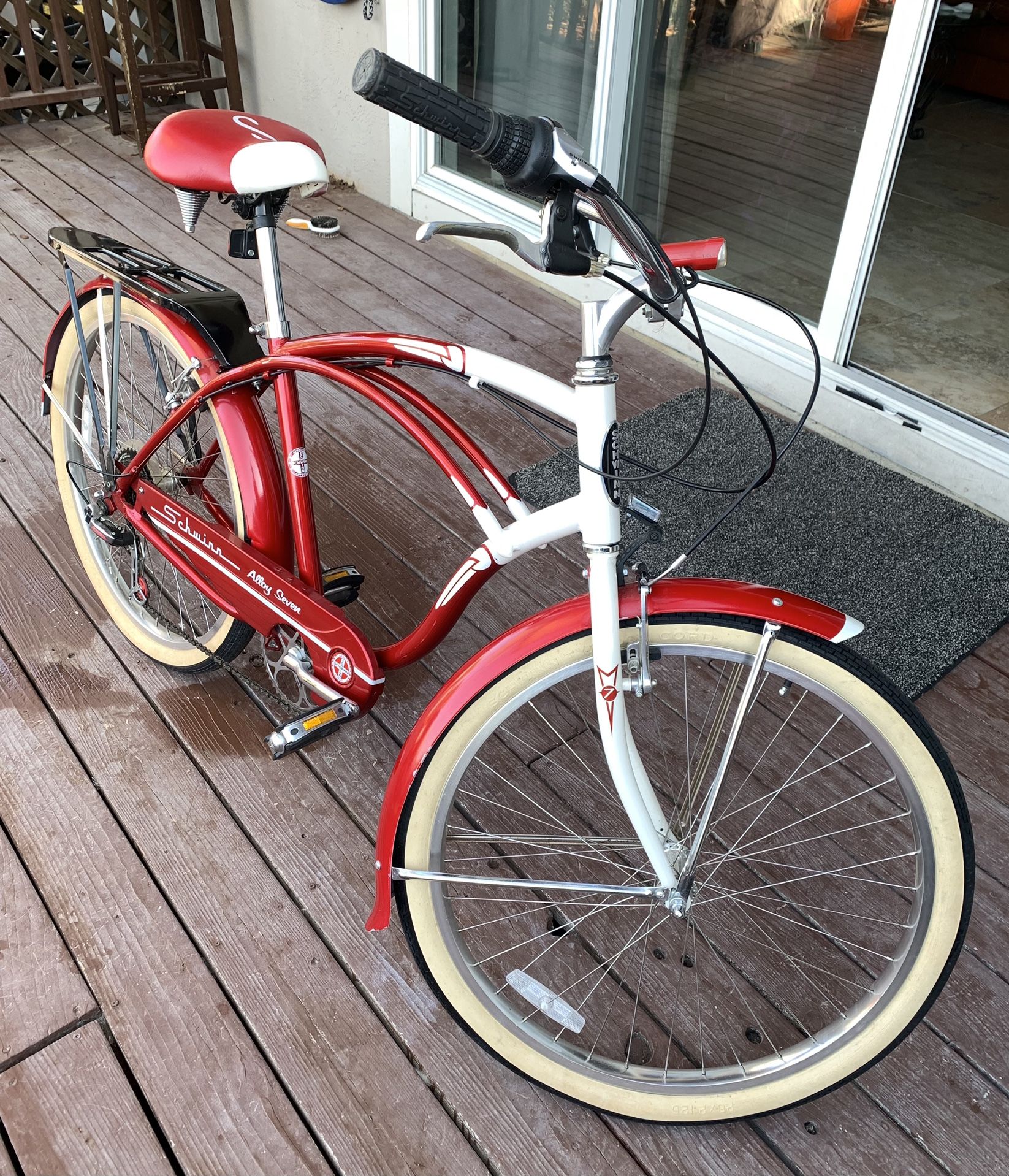Vintage Schwinn All Original Alloy Seven Cruiser 