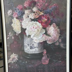 Beautiful Still Life  Flowers Print Glenna Kurz Framed Matted Print