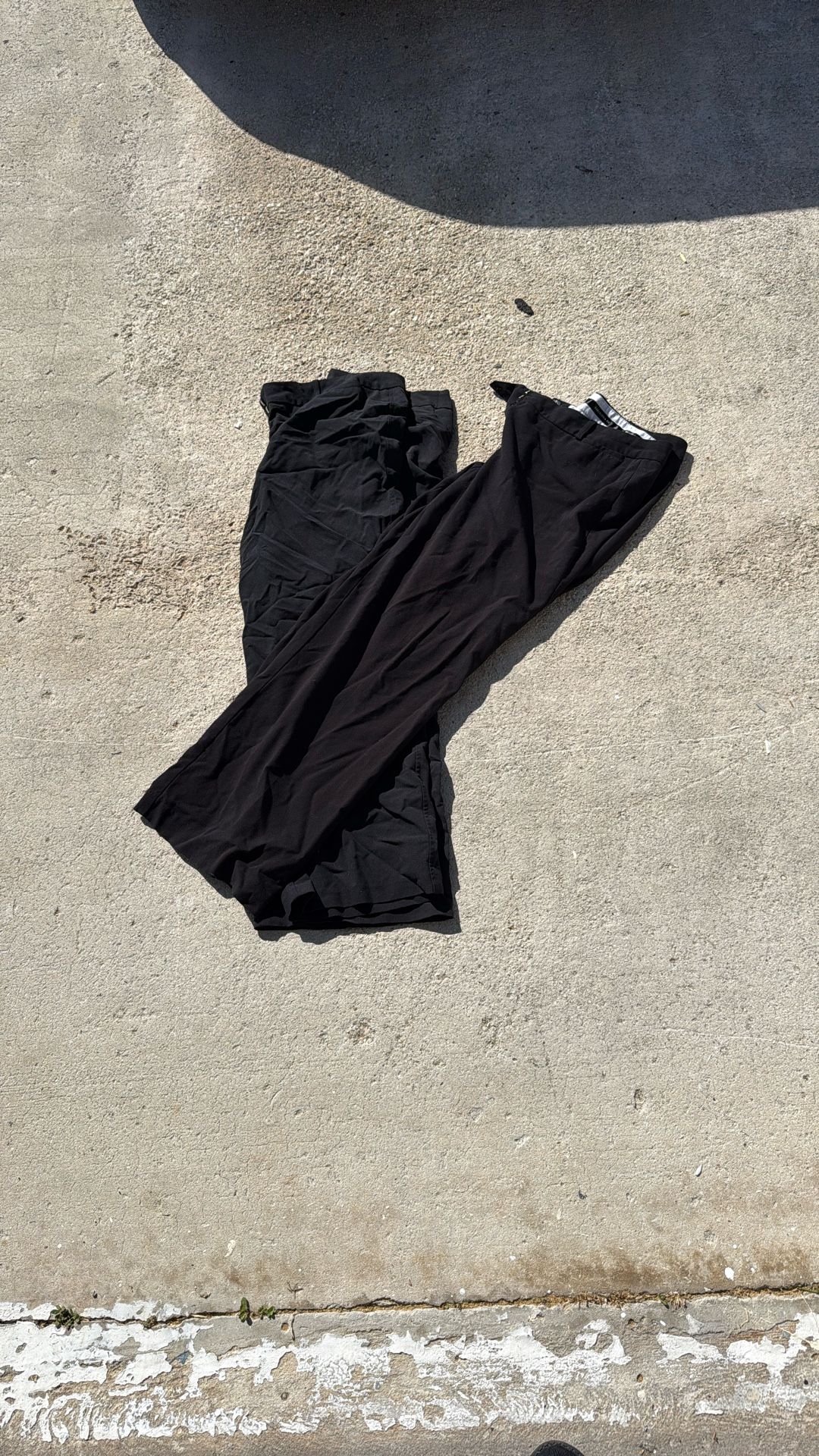 Women Size 16 Wide Black Dress Pants
