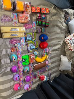 Needohs, Smushers, Butter Squeeze, Sugar swap baby’s,Squeeze Cheese, Taba licious
