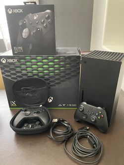 Like New Xbox Series X Bundle + Elite Series 2 + NEW Controller