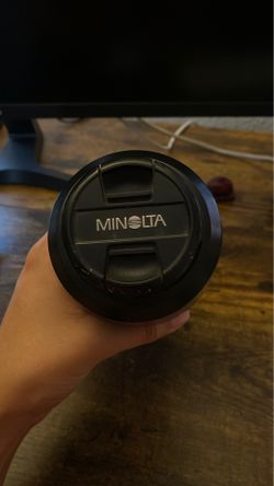 Minolta lens 75-300mm with UV filter