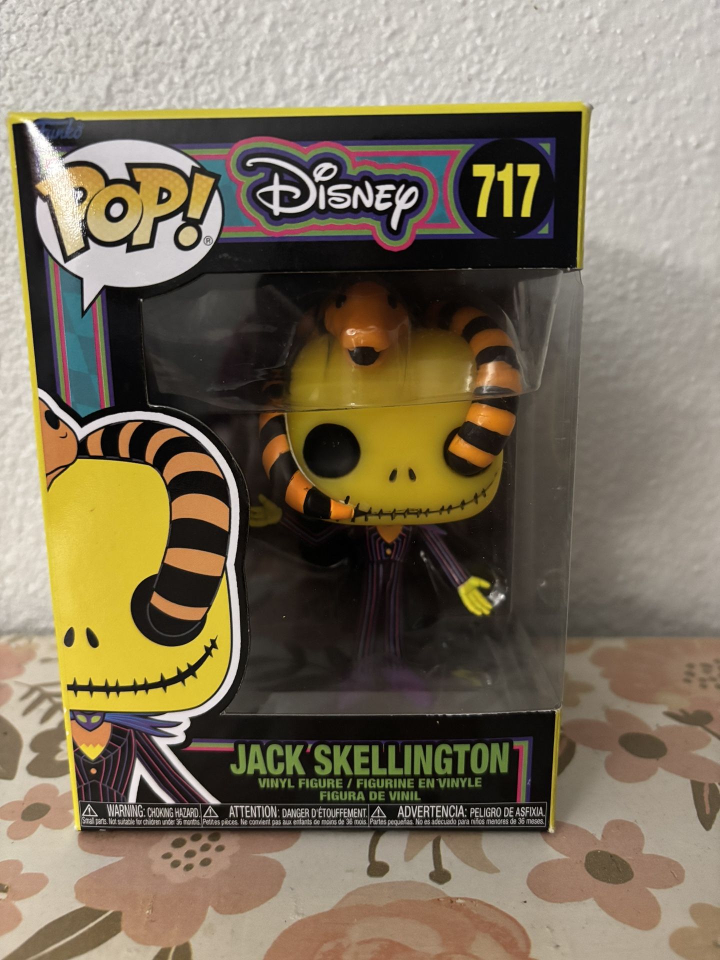 Jack Skellington Neon Funko Pop Nightmare Before Christmas