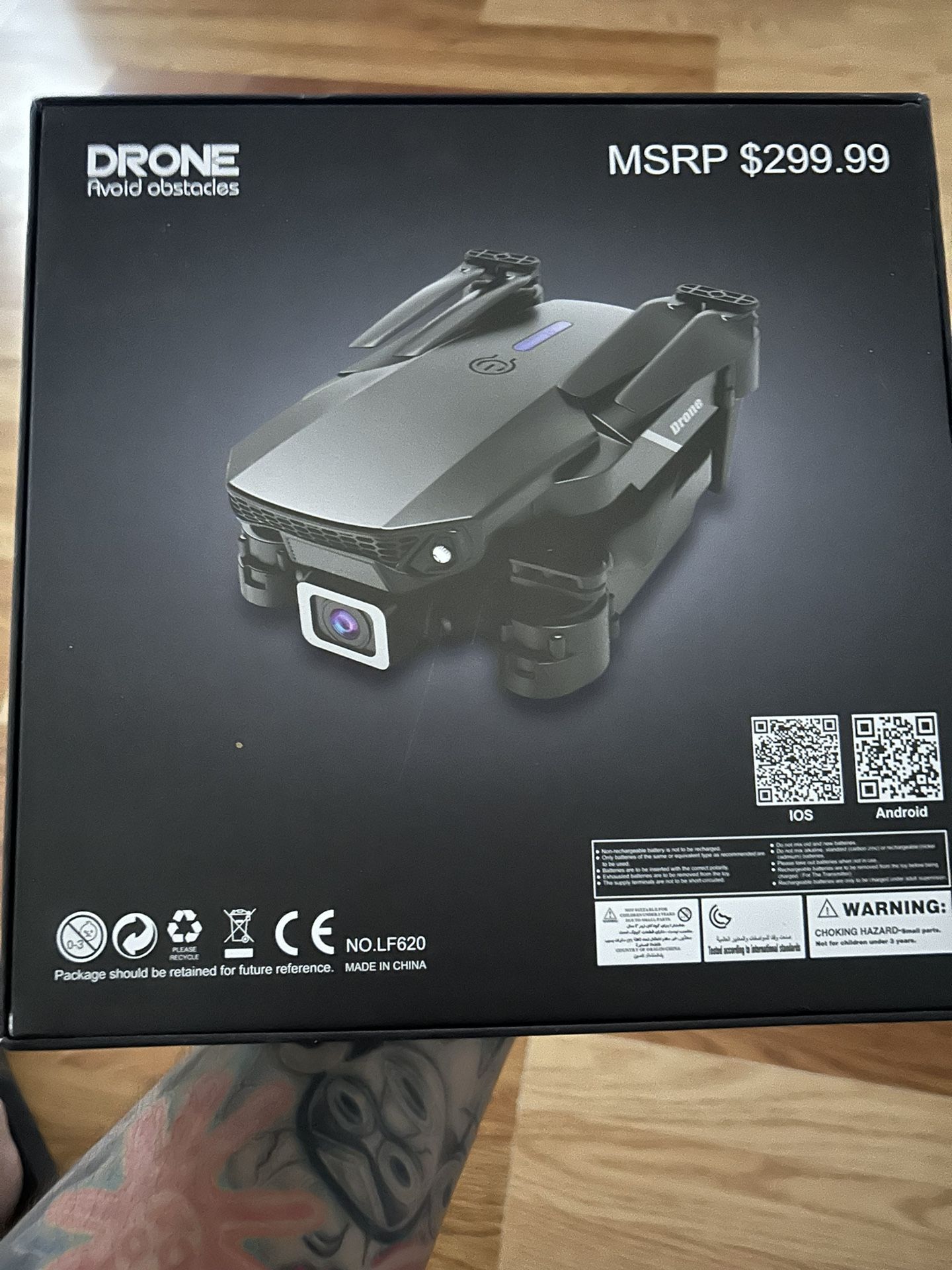 Drone with 4K Optical Flow Dual Lenses