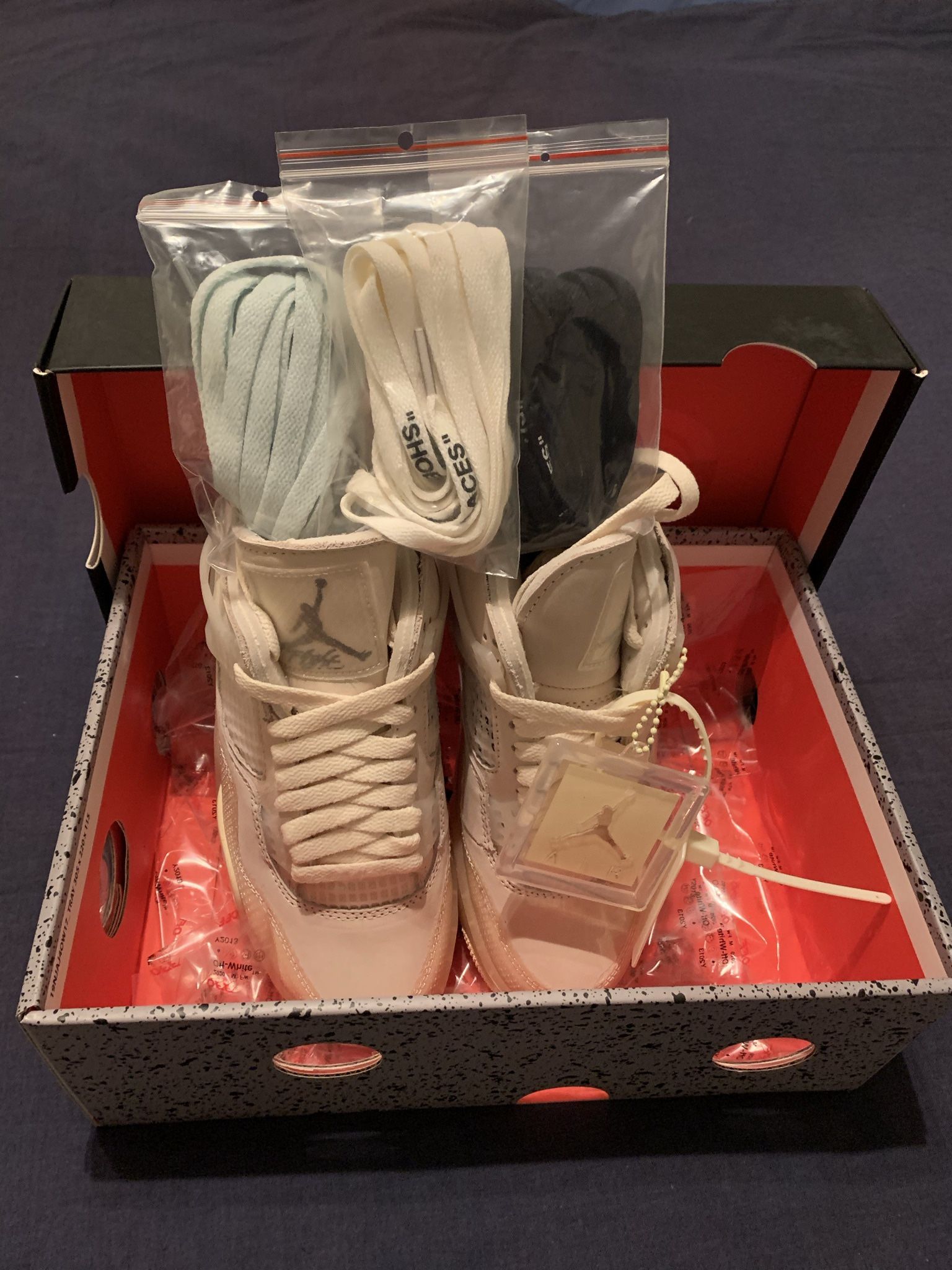 $300!!! SALE!!! W 6.5 AIR JORDAN 4 RETRO SP SAIL/MUSLIN (NO SCAMMERS!!!)