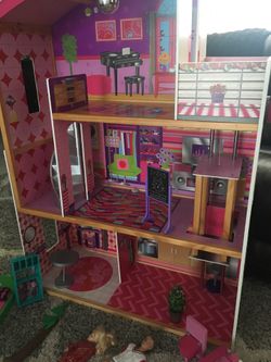 Kidkraft wooden modern dream glitter dollhouse sale