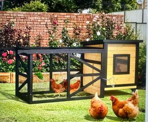 Portable small pet or Chicken coop house with Wheels weatherproof