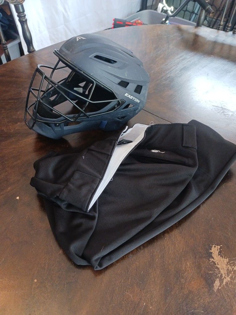 Catchers Hemelt And Baseball Pants