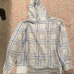 Nike Jordan Essentials Fleece Hoodie North Carolina Blue White