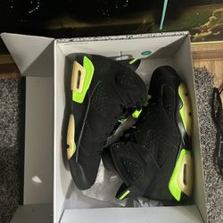 Electric Green Jordan 6