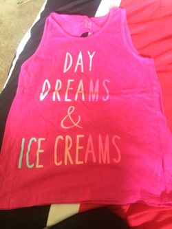 Girls summer top size Large