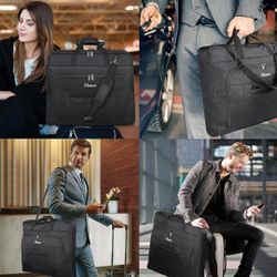 Garment Bag for Travel, Large Suit Travel Bag for Men Women with Shoulder Strap, Mancro Convertible Carry On Garment Bag Gift for Business Trip