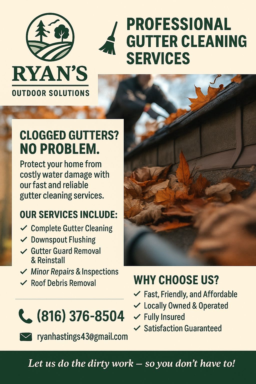 Affordable Gutter Cleaning Service 