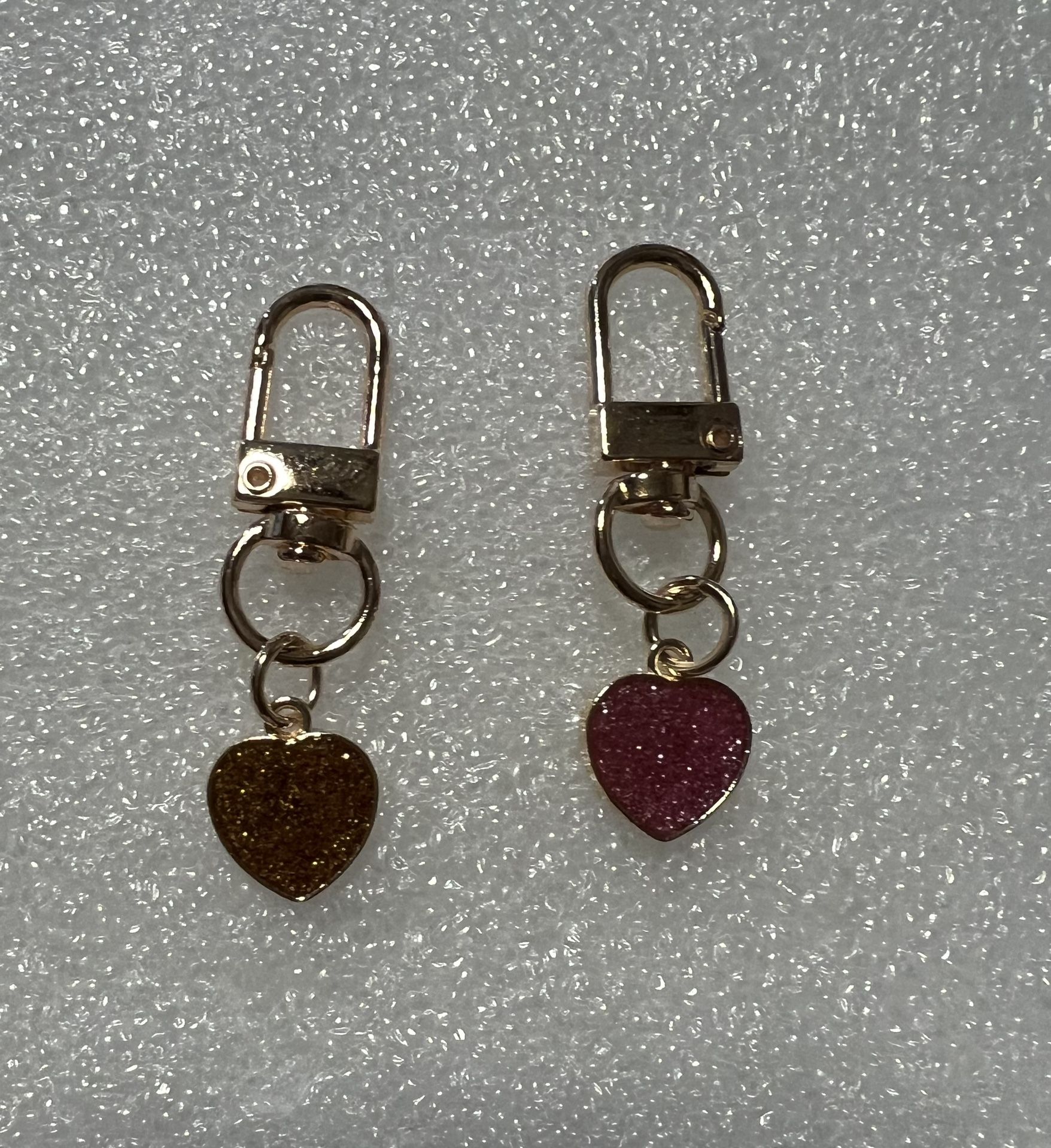 Small Keychain With Heart Charm Great For Valentine’s Day