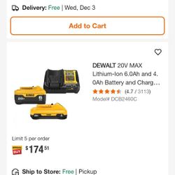 DeWalt Charger Base NEW & Battery. 