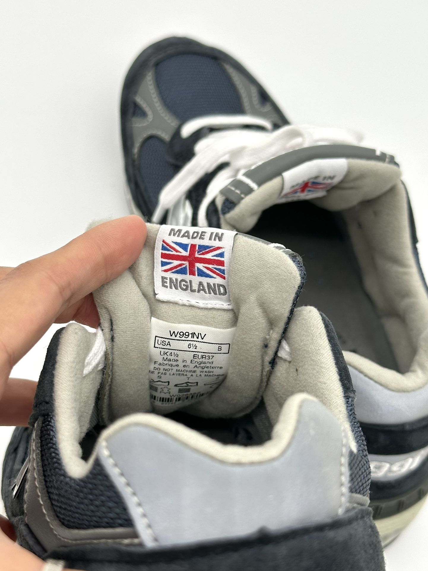 New Balance 991 Navy White M991NV-Size 6.5