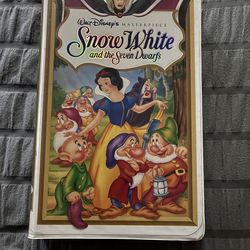 Walt Disney Home Video Snow White and the Seven Dwarfs VHS Snow White Dopey G