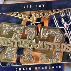 Houston Astros 713 SGA Jewelry Necklace Chain Necklace