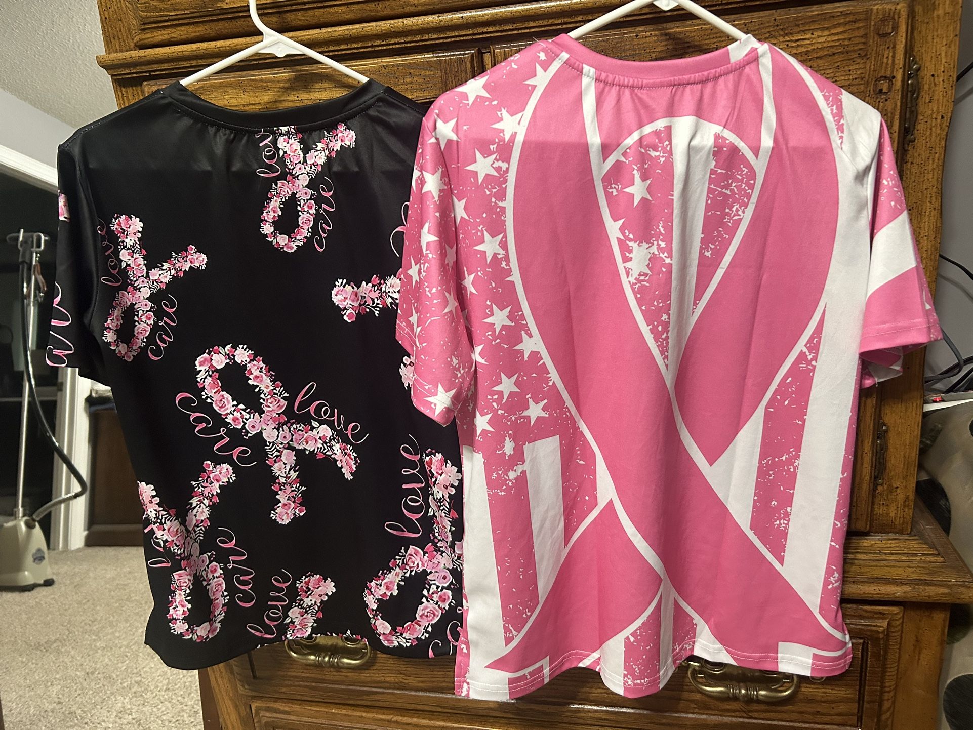 Breast Cancer Scrub Top