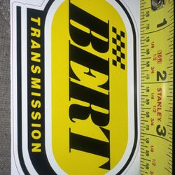 Bert Transmissions 4”x 2.5” Decal