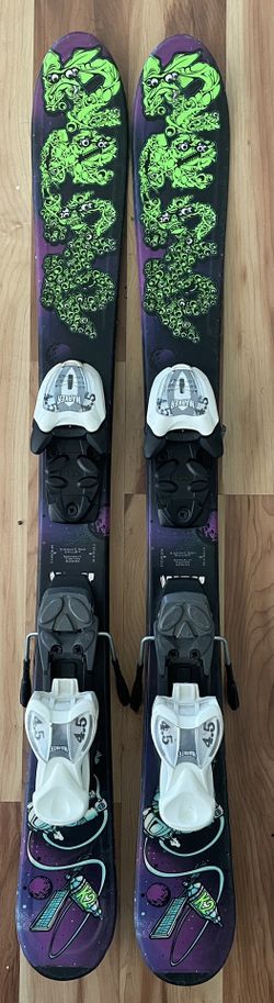 K2 Kids Skis 88cm w/Bindings 4.5