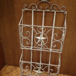 Wrought iron Wall rack