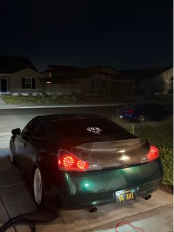 G37 coupe carbon fiber trunk