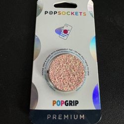 Brand NEW Phone Grip Premium Peach Textured iPhone Popsockets Popgrip NIB