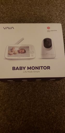 Baby Monitor, VAVA 720P 5" HD Display Video Baby Monitor with Camera and Audio, IPS Screen, 480ft Range, 4500 mAh Battery, Two-Way Audio