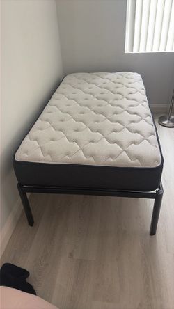 Bed Mattress & frame, Available until Thursday!