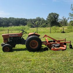 L175 Kubota Tractor With Mower And Grader