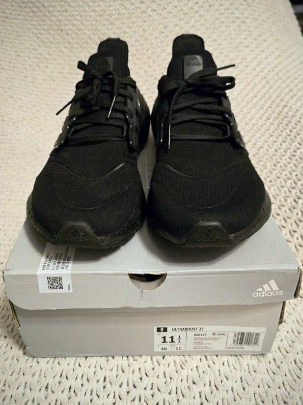 Adidas Ultraboost 22 Black Size 11.5