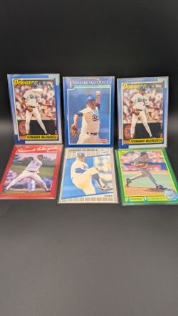 Fernando Valenzuela Baseball Card Lot of 6