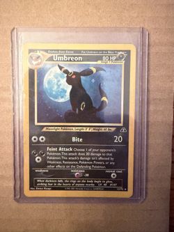 Pokemon Card Umbreon Neo